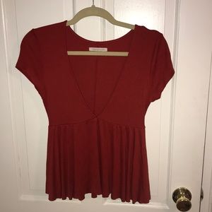 Urban Outfitters V Neck Top